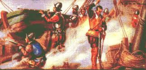 Cervantes en la batalla de Lepanto