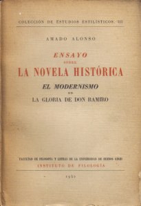 Ensayo sobre la novela histórica, de Amado Alonso
