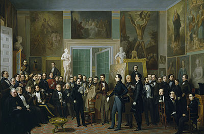 Los poetas contemporáneos (1846), de Antonio María Esquivel