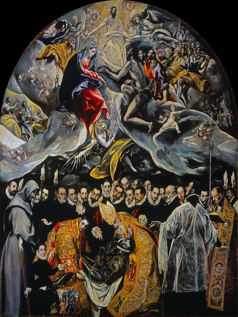 El Greco, El entierro del señor de Orgaz. Iglesia de Santo Tomé (Toledo)